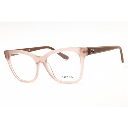 Guess Women's Eyeglasses - Beige/Other Plastic Cat Eye Full Rim Frame | GU50262 059 ,