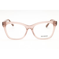 Guess Women's Eyeglasses - Beige/Other Plastic Cat Eye Full Rim Frame | GU50262 059 ,