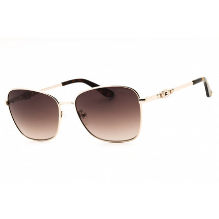 Guess Women's Sunglasses - Gold Metal Butterfly Shape Full Rim Frame | GU7884 32F ,