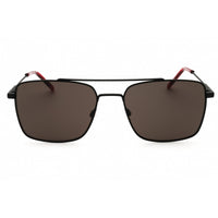 Hugo Men's Sunglasses - Matte Black Metal Square Full Rim Frame | HG 1177/S 0003 IR ,