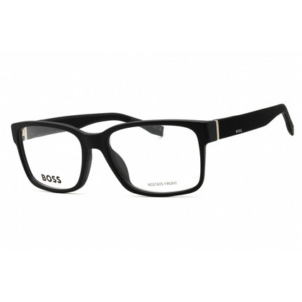 Hugo Boss Men's Eyeglasses - Matte Black Plastic Square Frame | BOSS 0831/IT 0DL5 00 ,
