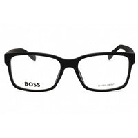 Hugo Boss Men's Eyeglasses - Matte Black Plastic Square Frame | BOSS 0831/IT 0DL5 00 ,