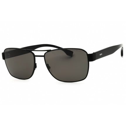 Hugo Boss Men's Sunglasses - Black Metal Pilot Full Rim Frame | BOSS 1441/O/S 0807 M9 ,