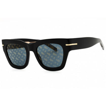 Hugo Boss Women's Sunglasses - Black Plastic Cat Eye Full Rim | BOSS 1520/S 0807 7Y ,