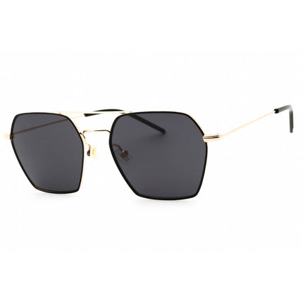 Hugo Boss Women's Sunglasses - Gold Black Metal Geometric Frame | BOSS 1533/S 0RHL IR ,