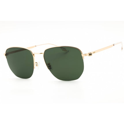 Hugo Boss Men's Sunglasses - Gold Metal Irregular Half Rim | BOSS 1538/F/SK 0J5G QT ,