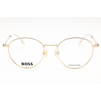 Hugo Boss Men's Eyeglasses - Gold Metal Round Full Rim Frame | BOSS 1539/F 0J5G 00 ,