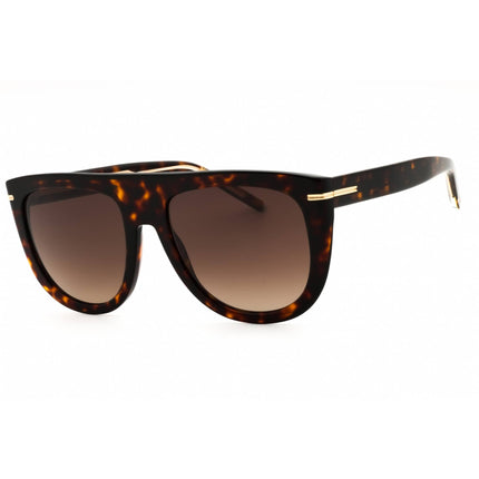 Hugo Boss Women's Sunglasses - Havana Plastic Oversized Frame | BOSS 1655/S 0086 HA ,