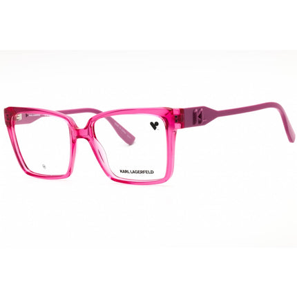 Karl Lagerfeld Women's Eyeglasses - Fuchsia Injected Propionate Frame | KL6110 525 ,