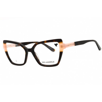Karl Lagerfeld Women's Eyeglasses - Dark Tortoise/Rose Cat Eye Full Rim | KL6131 243 ,