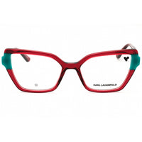 Karl Lagerfeld Women's Eyeglasses - Wine/Green Acetate Cat Eye Frame | KL6131 603 ,