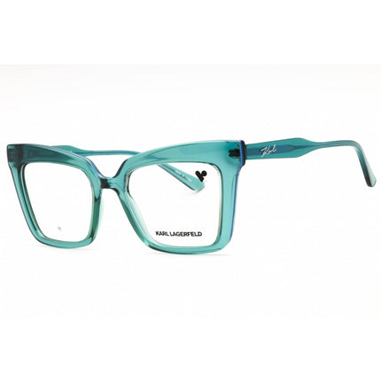 Karl Lagerfeld Women's Eyeglasses - Petrol Injected Propionate Frame | KL6136 425 ,