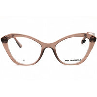Karl Lagerfeld Women's Eyeglasses - Brown Injected Propionate Cat Eye | KL6137 200 ,