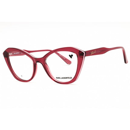 Karl Lagerfeld Women's Eyeglasses - Antique Rose Cat Eye Full Rim Frame | KL6137 652 ,