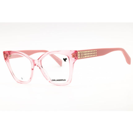 Karl Lagerfeld Women's Eyeglasses - Antique Rose Cat Eye Full Rim Frame | KL6150 652 ,