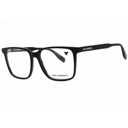 Karl Lagerfeld Men's Eyeglasses - Black Acetate Square Full Rim Frame | KL6157 001 ,