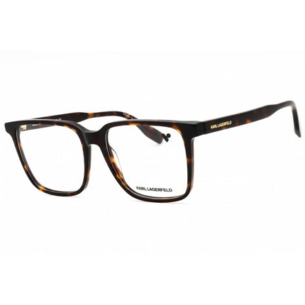 Karl Lagerfeld Men's Eyeglasses - Dark Tortoise Acetate Square Frame | KL6157 242 ,