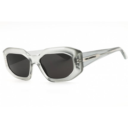 Karl Lagerfeld Women's Sunglasses - Grey Injected Propionate Oval Frame | KL6167S 020 ,