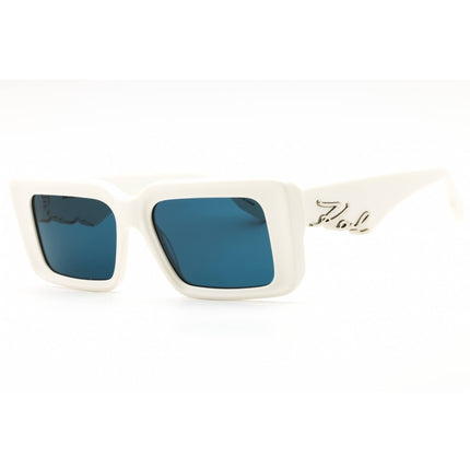 Karl Lagerfeld Women's Sunglasses - White Acetate Rectangular Frame | KL6180S 105 ,
