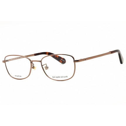 Kate Spade Women's Eyeglasses - Brown Metal Rectangular Frame | ABILENE/F 009Q 00 ,