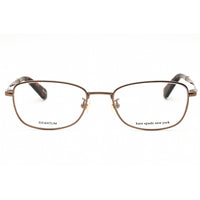 Kate Spade Women's Eyeglasses - Brown Metal Rectangular Frame | ABILENE/F 009Q 00 ,