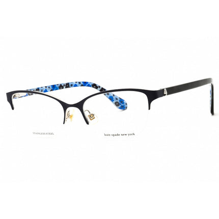Kate Spade Women's Eyeglasses - Matte Blue Silver Metal Cat Eye | ADALINA 0F2G 00 ,