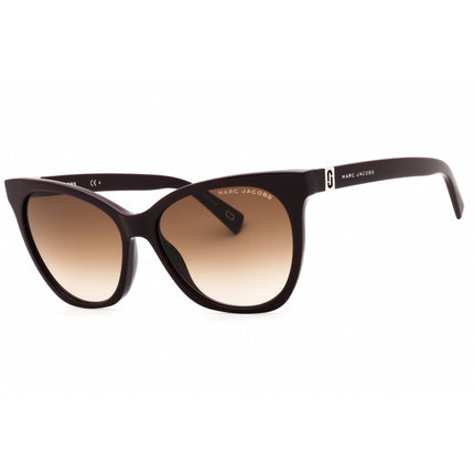 Marc Jacobs Women's Sunglasses - Plum Plastic Cat Eye Full Rim | Marc 336/S 00T7 00 ,