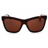 Max Mara Women's Sunglasses - Havana/Other Acetate Cat Eye Full Rim Frame | MM0008 56E ,