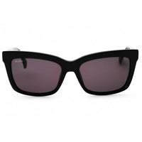 Max Mara Women's Sunglasses - Shiny Black Acetate Cat Eye Full Rim Frame | MM0010 01A ,