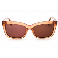 Max Mara Women's Sunglasses - Shiny Light Brown Acetate Cat Eye Frame | MM0010 45E ,