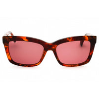 Max Mara Women's Sunglasses - Red Havana Acetate Cat Eye Full Rim Frame | MM0010 54S ,