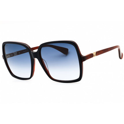 Max Mara Women's Sunglasses - Blue/Other Acetate Oversized Full Rim | MM0037/S 92W ,