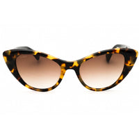 Max Mara Women's Sunglasses - Blonde Havana Acetate Cat Eye Shape Frame | MM0039 53F ,