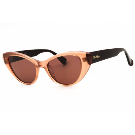 Max Mara Women's Sunglasses - Beige/Other Acetate Cat Eye Full Rim Frame | MM0039 59F ,