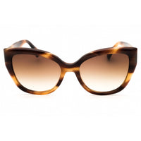 Max Mara Women's Sunglasses - Shiny Dark Brown Acetate Cat Eye Frame | MM0040 48F ,