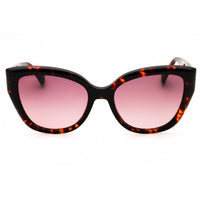 Max Mara Women's Sunglasses - Red Havana Acetate Cat Eye Full Rim Frame | MM0040 54T ,