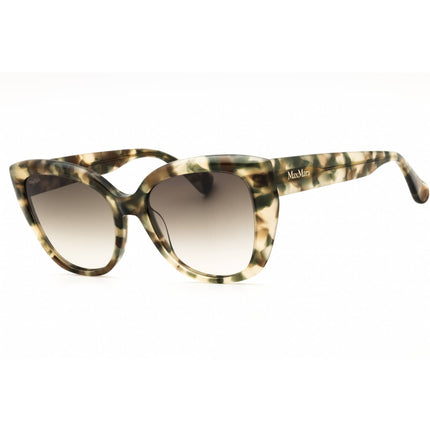 Max Mara Women's Sunglasses - Coloured Havana Acetate Cat Eye Full Rim | MM0040 55F ,