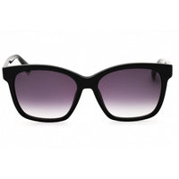 Max Mara Women's Sunglasses - Shiny Black Acetate Cat Eye Full Rim Frame | MM0042 01B ,