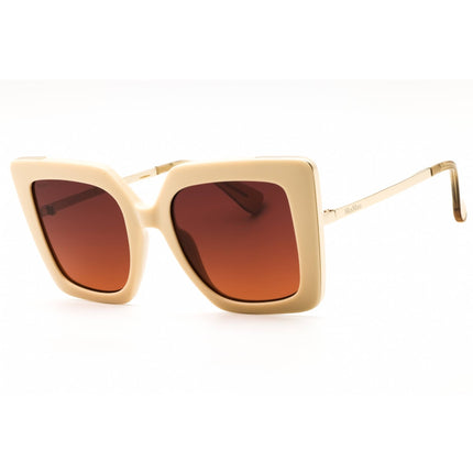 Max Mara Women's Sunglasses - Ivory Injected Propionate Oversized Frame | MM0051 25F ,