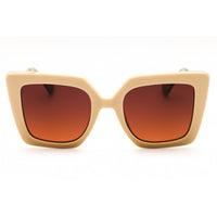 Max Mara Women's Sunglasses - Ivory Injected Propionate Oversized Frame | MM0051 25F ,
