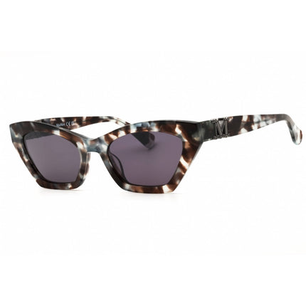 Max Mara Women's Sunglasses - Coloured Havana Acetate Cat Eye Full Rim | MM0057 55C ,
