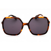 Max Mara Women's Sunglasses - Dark Havana Acetate Oversized Full Rim | MM0059-D 52A ,