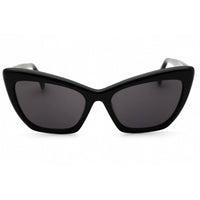 Max Mara Women's Sunglasses - Shiny Black Acetate Cat Eye Full Rim Frame | MM0063 01A ,