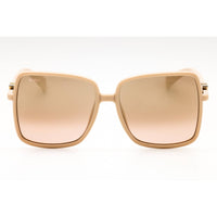 Max Mara Women's Sunglasses - Ivory Injected Propionate Square Frame | MM0064-H 25G ,