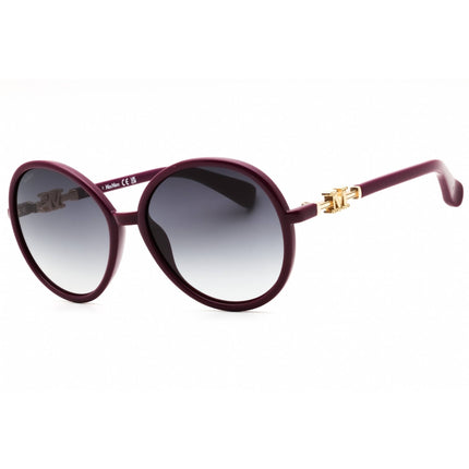 Max Mara Women's Sunglasses - Shiny Fuxia Injected Propionate Round Frame | MM0065 75B ,