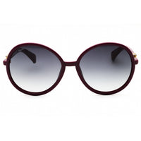 Max Mara Women's Sunglasses - Shiny Fuxia Injected Propionate Round Frame | MM0065 75B ,