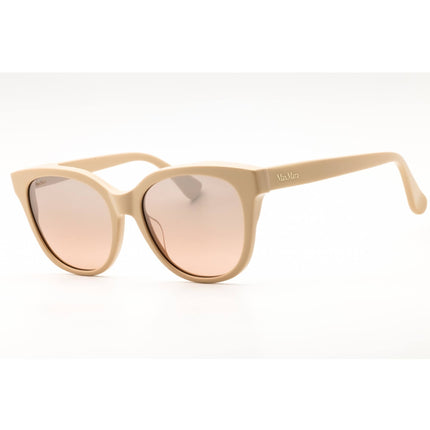 Max Mara Women's Sunglasses - Ivory Acetate Cat Eye Shape Full Rim Frame | MM0068 25G ,
