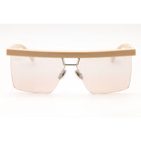 Max Mara Women's Sunglasses - Ivory Injected Propionate Pilot Half Rim | MM0072 25L ,