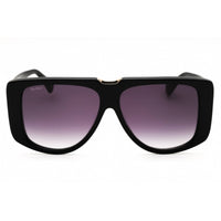 Max Mara Women's Sunglasses - Shiny Black Acetate Oversized Shape Frame | MM0075 01B ,