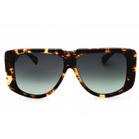 Max Mara Women's Sunglasses - Dark Havana Acetate Oversized Shape Frame | MM0075 52P ,